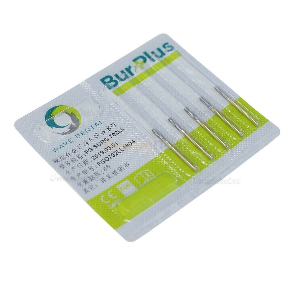 10Pcs FG 702LL Burs Dental Wisdom Teeth Extraction Carbide Bur